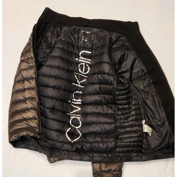 Calvin Klein 7° Warmth Factor Premium Down Jacket Women M Packable Coat - Picture 10 of 13